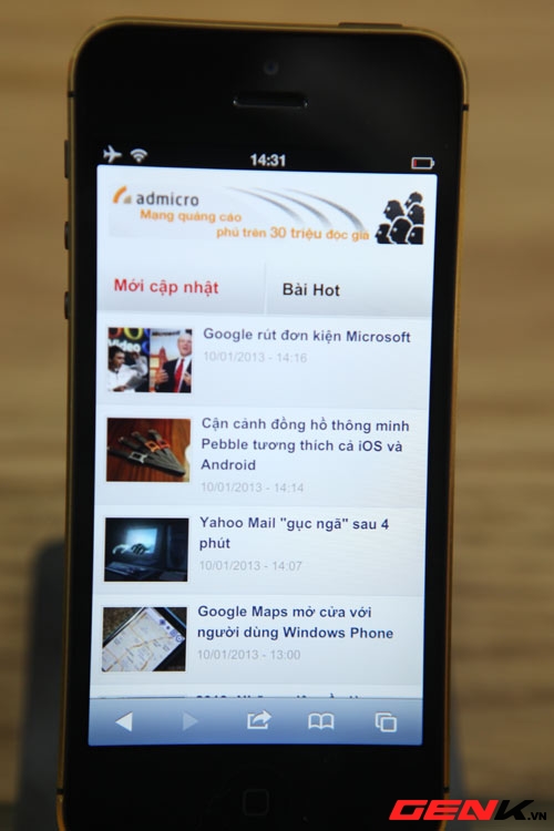 Cận cảnh iPhone 5 phiên bản “rắn hổ chúa” tại Việt Nam 17