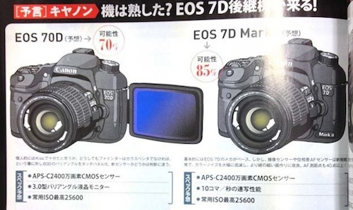R&ograve; rỉ h&igrave;nh ảnh chiếc Canon 7D mark II v&agrave; Canon 70D 1