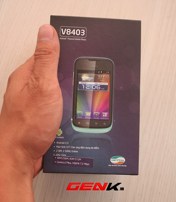 Viettel V8403: Smartphone phù hợp cho sinh viên 1