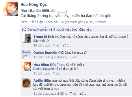 Xuất hiện tin đồn VNG mua lại c&aacute;c fanpage Facebook với gi&aacute; "tr&ecirc;n trời" 2