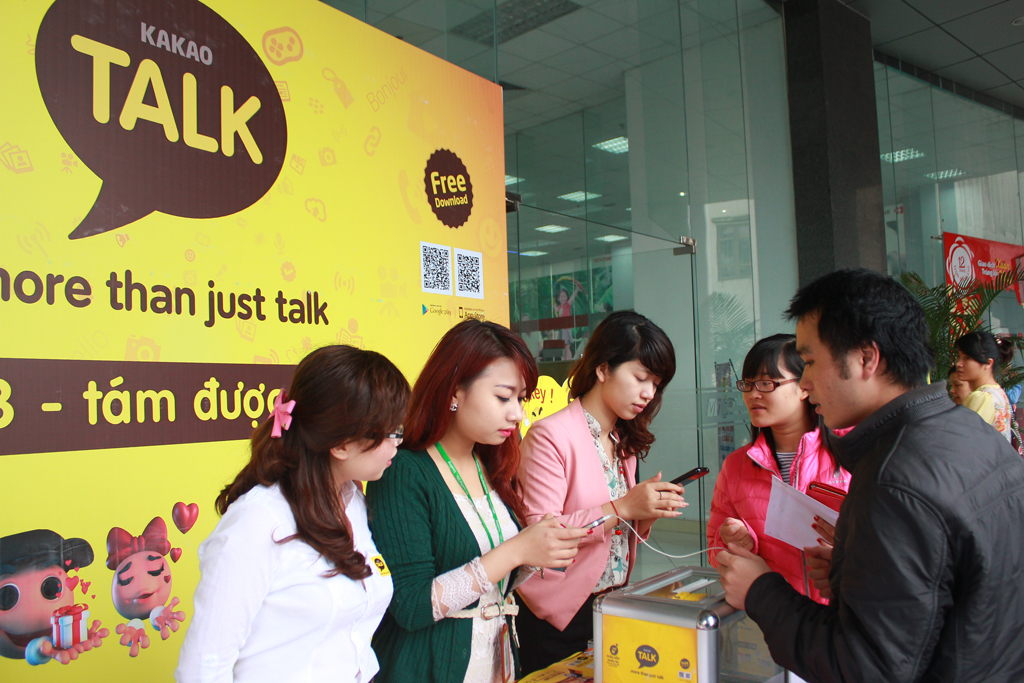 KakaoTalk bắt đầu tham chiến giành thị phần 3