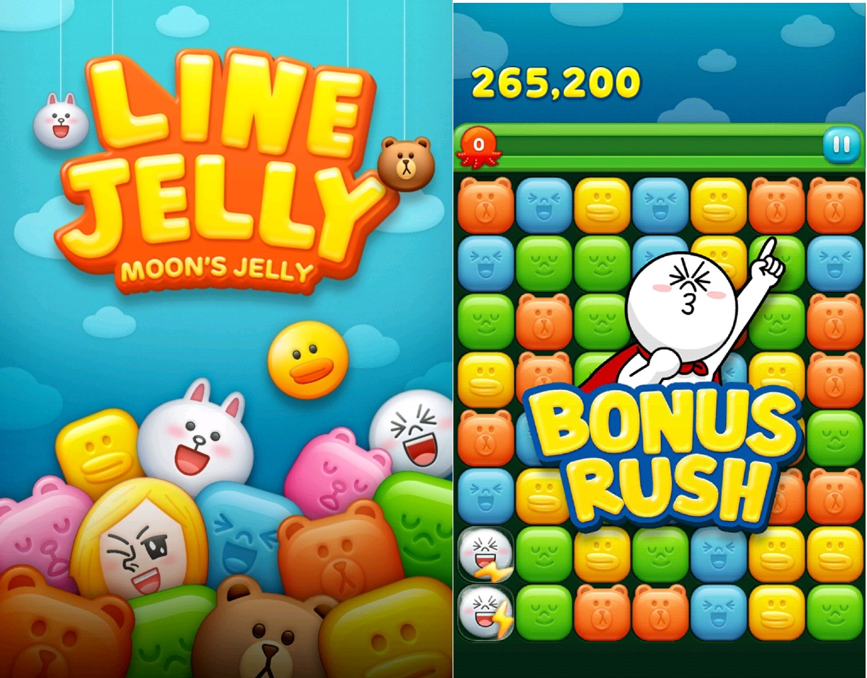 LINE Jelly: Thử sức cùng Moon 1