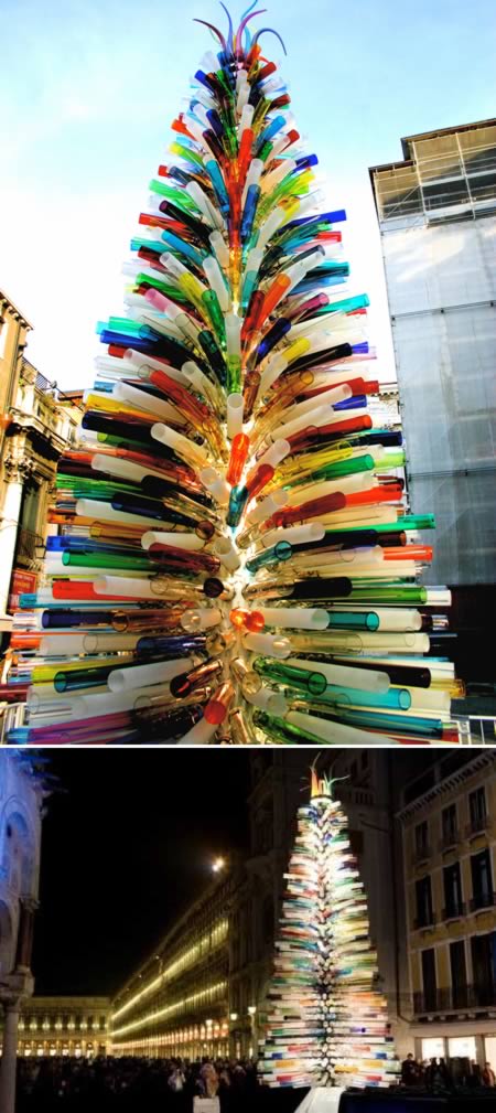 Lớn nhất thế giới Murano Glass Christmas Tree (Italy)