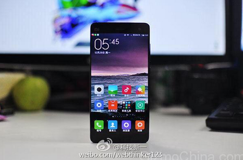 Hình ảnh chiếc Xiaomi Mi5 bản màu đen vừa lộ diện tại Trung Quốc. Ảnh: Gizmochina.