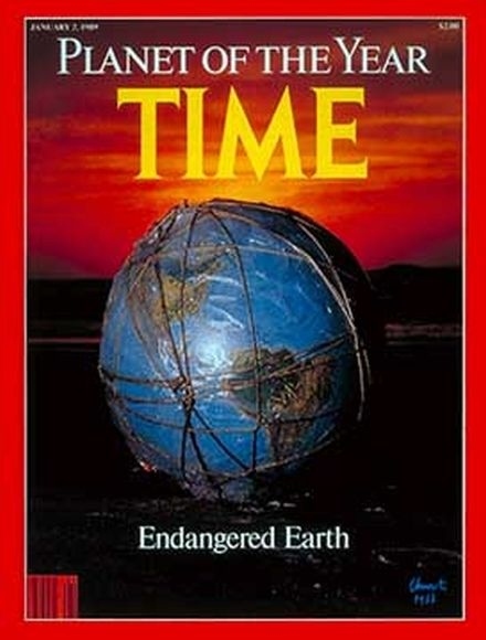 Trái đất cũng từng lên bìa tạp chí Time với danh hiệu Hành tinh của năm.