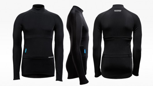 Unlike its original wearable, Hexoskins new Arctic shirt is designed for use in cold weat...