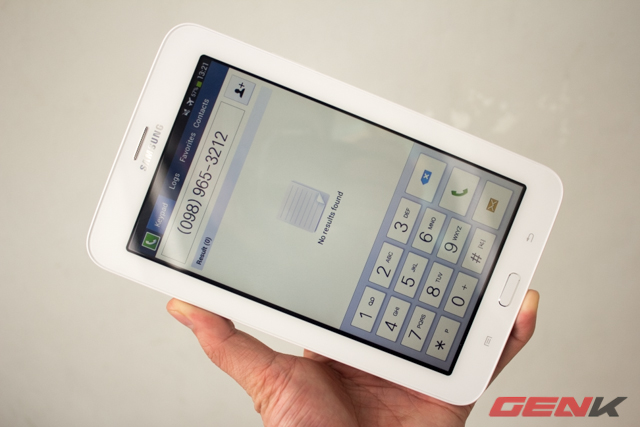 Galaxy Tab 3 Lite phiên bản 3G có thể gọi điện, nhắn tin.