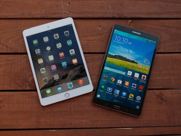 Apple iPad mini 3 và Samsung Galaxy Tab S 8.4