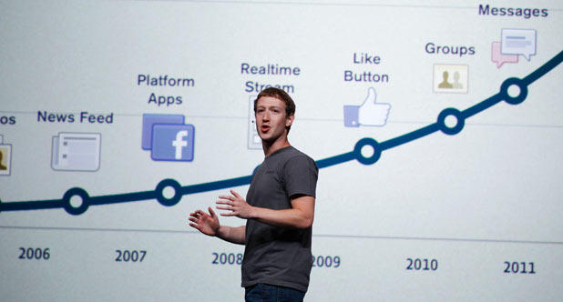 Facebook đã trải qua một chặng đường dài để trở thành trang mạng xã hội lớn nhất thế giới hiện nay.