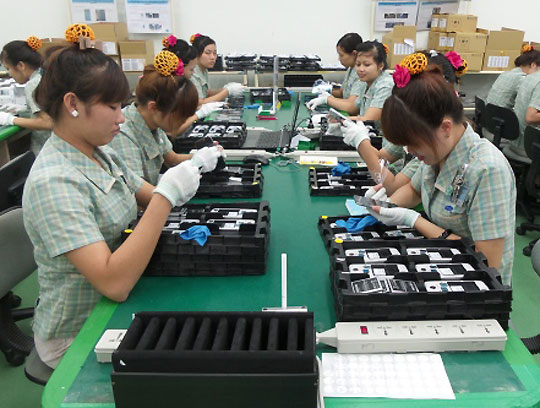 Điện thoại &quot;Made in Việt Nam&quot; xuất khẩu vẫn chủ yếu là của các hãng Samsung, Nokia... Ảnh: Internet.