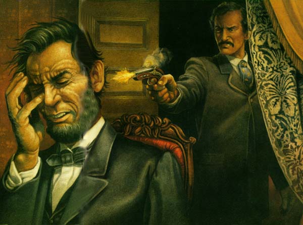 Tổng thống Abraham Lincoln bị ám sát trong khi đang xem một vở kịch vào ngày 14 tháng 4 năm 1865.
