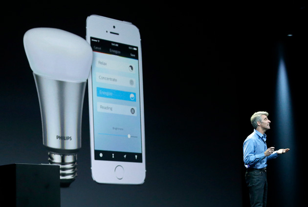 Craig Federighi talks about HomeKit at Apples WWDC 2014 event