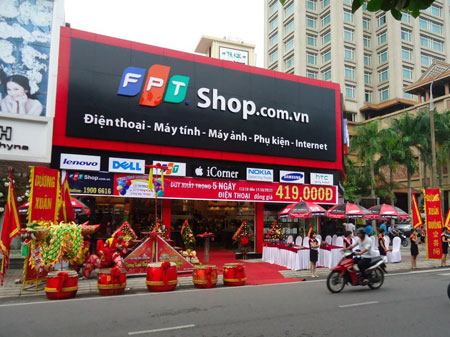 Một cửa hàng của hệ thống FPT Shop.