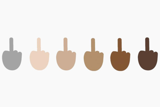 Windows 10 Cho phép bạn lật một Finger Trung Với Emoji