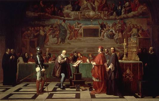 Galileo bị phán quyết bởi tòa án dị giáo.