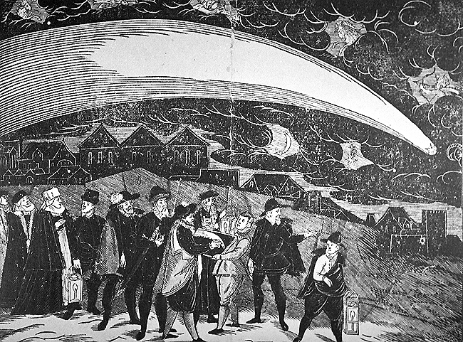 Brahe là người đầu tiên quan sát thấy sao chổi vào năm 1590.