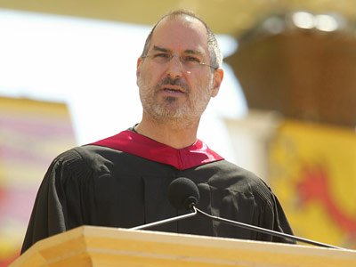 He gave a graduation speech at Stanford thats so memorable people still watch it on YouTube. 