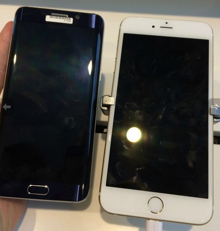 Galaxy S6 Edge Plus có kích cỡ tương đương iPhone 6 Plus