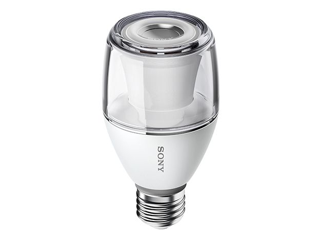 The LSPX-100E26J LED light bulb speaker has a standard E26 screw fitting