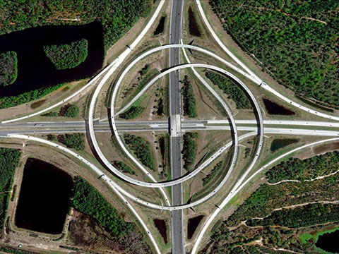 Một nút giao thông khác: Turbine, Jacksonville, Florida, Mỹ