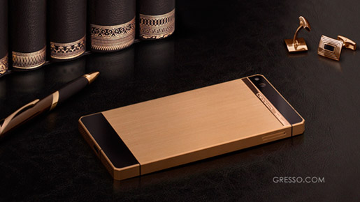 Gresso ra mắt smartphone cao cấp Regal Gold giá 6.000 USD