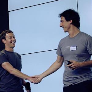 Codorniou và nhà sáng lập kiêm CEO Facebook, Mark Zuckerberg, chụp năm 2012
