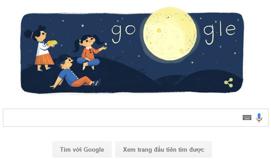  Doodle trên trang chủ Google Việt Nam. 