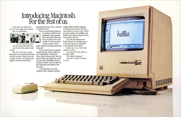 Hình ảnh về chiếc máy tính để bàn Macintosh của Apple