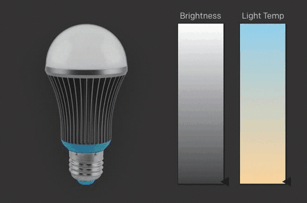 Bóng đèn thông minh này có nhiều tùy chọn về độ sáng và nhiệt độ màu sắc, giúp bạn thoải mái thiết lập hệ thống ánh sáng cho riêng mình.