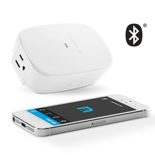 Nyrius Smart Outlet sẽ kết nối với smartphone thông qua bluetooth