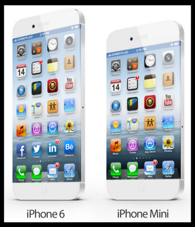 Sẽ có iPhone Mini màn hình bé?