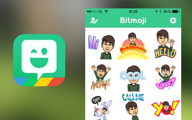 Bitmoji Keyboard là bàn phím ảo với những hình ảnh vui nhộn