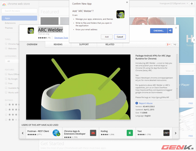 Chạy ứng dụng Android trên PC, Mac và Linux với ARC Welder