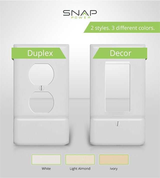SnapPower Charger sẽ có hai loại và ba màu