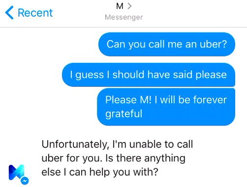 Nhờ cô nàng gọi taxi Uber nhưng thật buồn khi cô nàng trả lời không thực hiện được