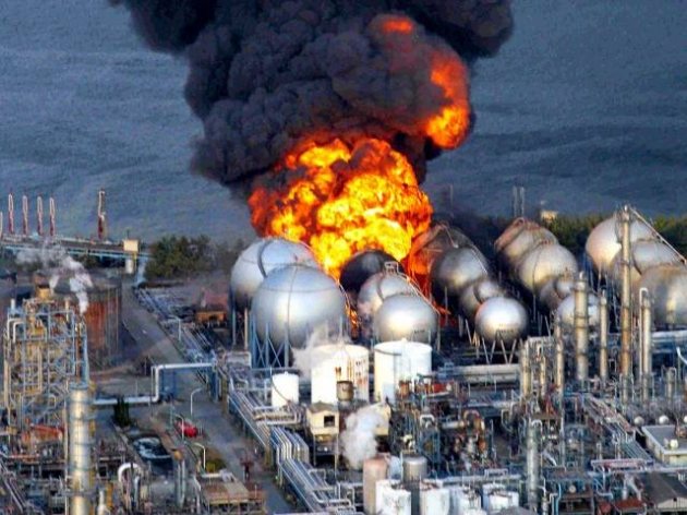 Vụ nổ kinh hoàng tại Fukushima năm 2011.