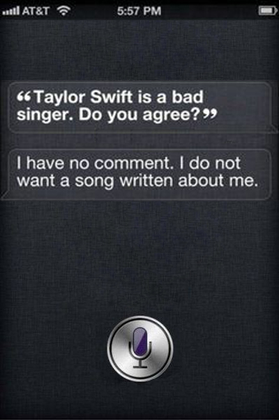 Đến ông lớn Apple còn phải ngả mũ trước Taylor Swift, lý nào Siri lại không sợ cô nàng này?