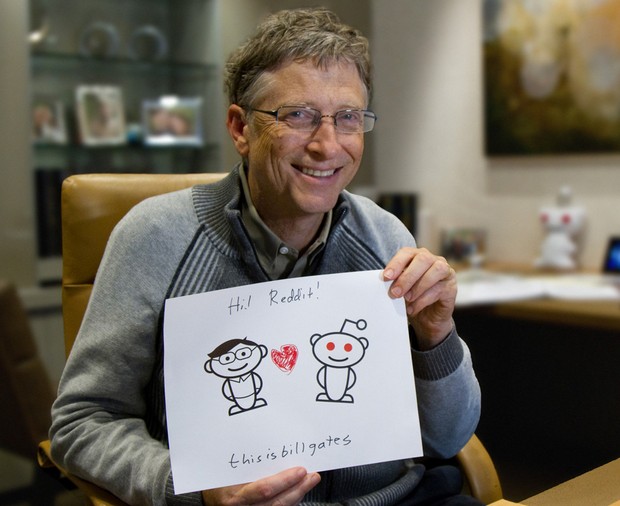 Bill Gates cũng từng tham gia vào chuyên mục IAMA của Reddit