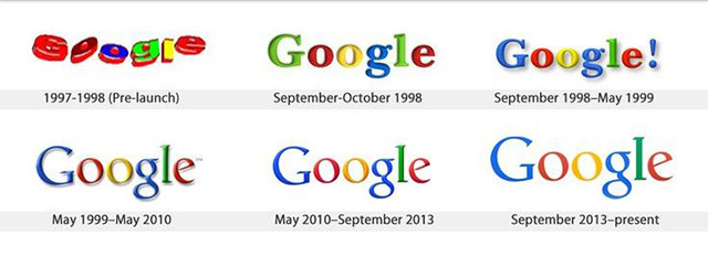 Logo Google ban đầu không được đẹp như bây giờ