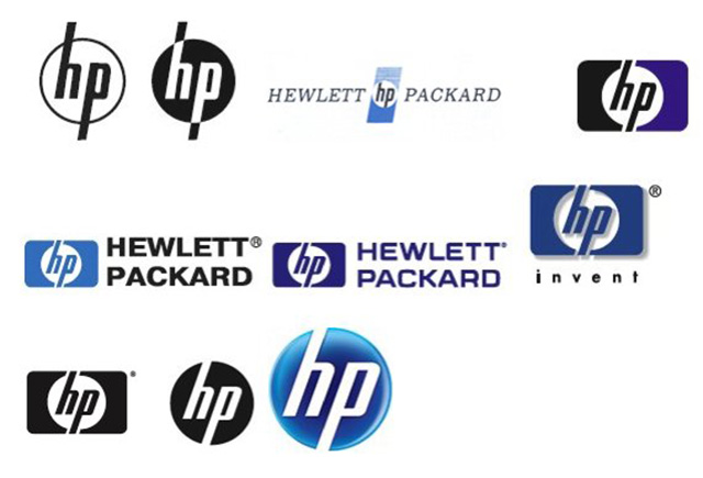 Logo HP rất đơn giản và dễ nhận biết
