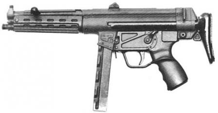 HK54 hay MP5A1, phiên bản đầu tiên của gia đình MP5.