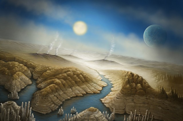 Hình ảnh mô tả bề mặt của Kepler 452b.