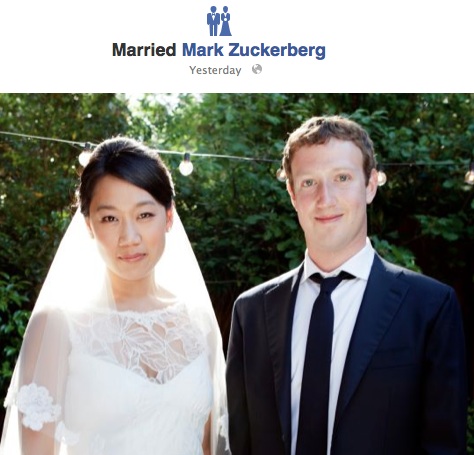 Ảnh đám cưới của zuckerberg