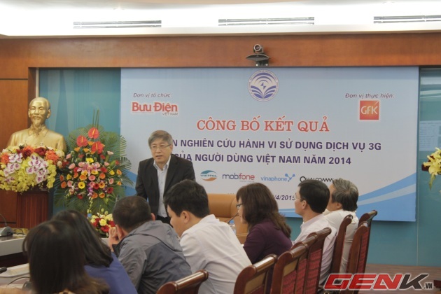 Thứ trưởng Bộ TT&TT Lê Nam Thắng chủ trì buổi công bố kết quả.