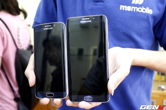 Galaxy S6 edge đọ dáng với Galaxy S6 edge 