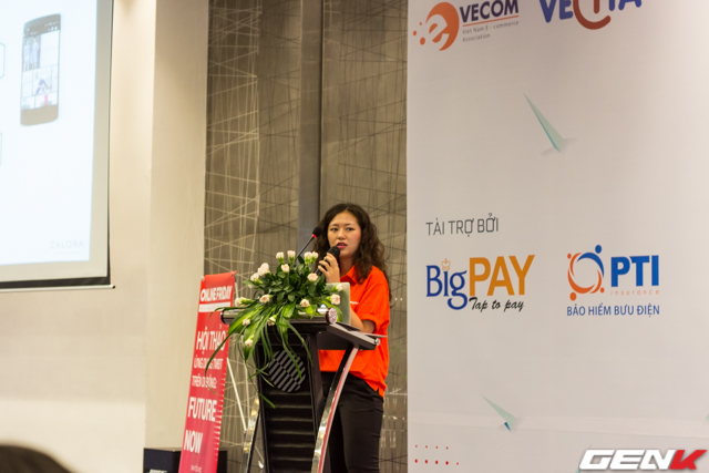 Bà Vũ Hoàng Yến, Giám đốc Marketing Zalora Việt Nam chia sẻ những khó khăn trong kinh doanh trực tuyến và giải pháp.