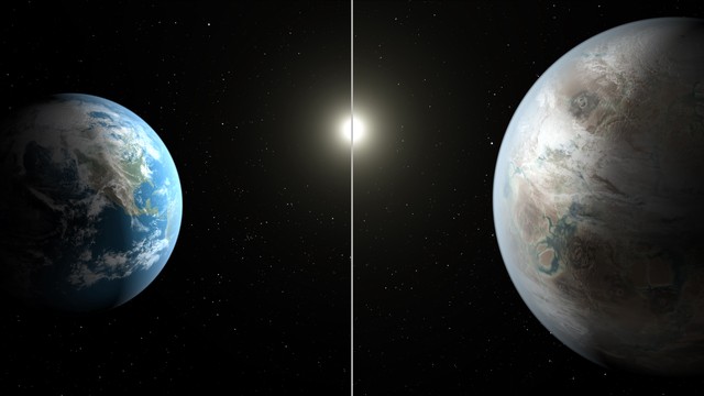 Trái Đất và người họ hàng xa Kepler-452 của mình