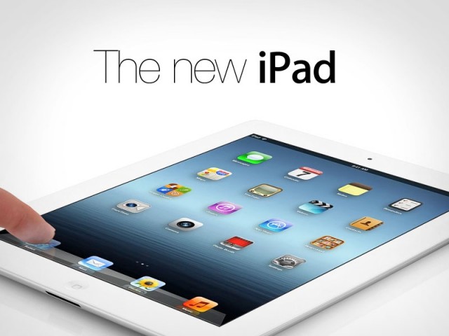 The New iPad với màn hình Retina chính là điểm nhấn