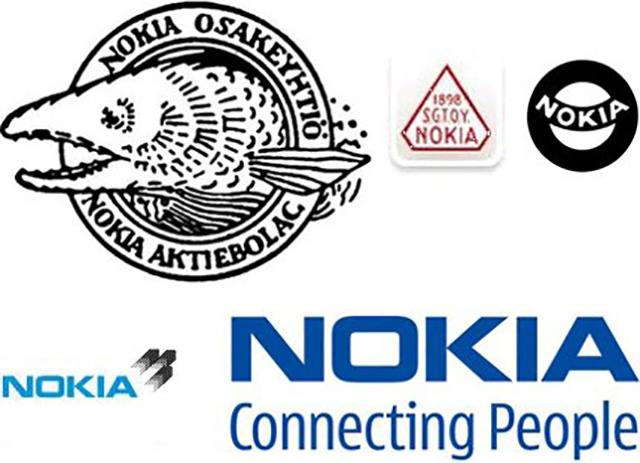 Nokia rất nổi tiếng với logo cùng câu slogan Connecting People