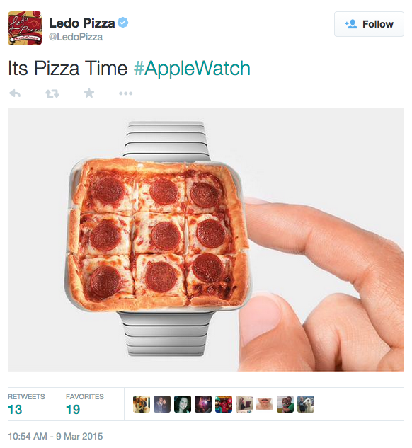 Có người ví mặt đồng hồ Apple Watch như... lò nướng pizza.